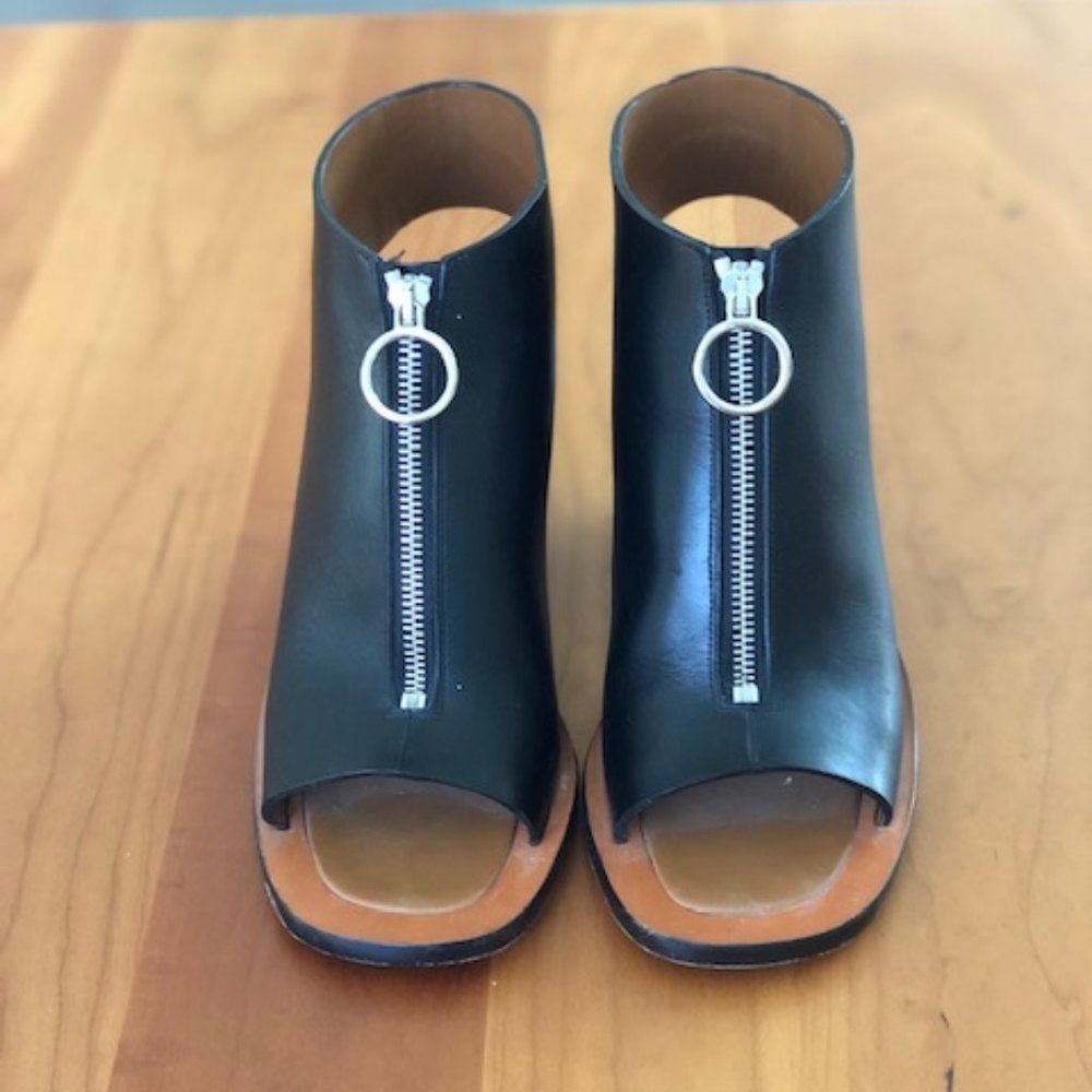 Celine 'Bam Bam' style opened toe heels